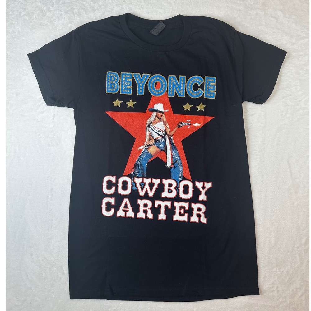Gildan Beyonce Cowboy Carter Rodeo Chitlin Circuit Tour Graphic T-Shirt Black S